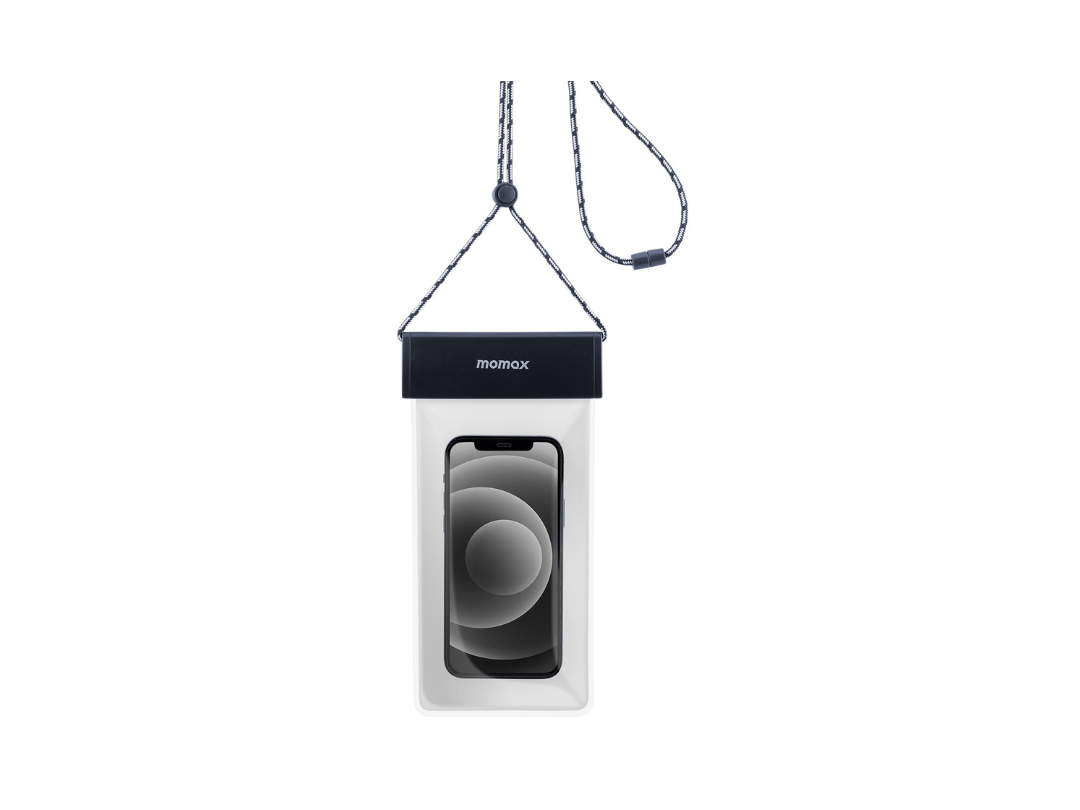 Buy Momax Waterproof Phone Protection Bag with Hanging Cord - Black in Qatar Buy Momax Waterproof Phone Protection Bag with Hanging Cord - Black in Qatar